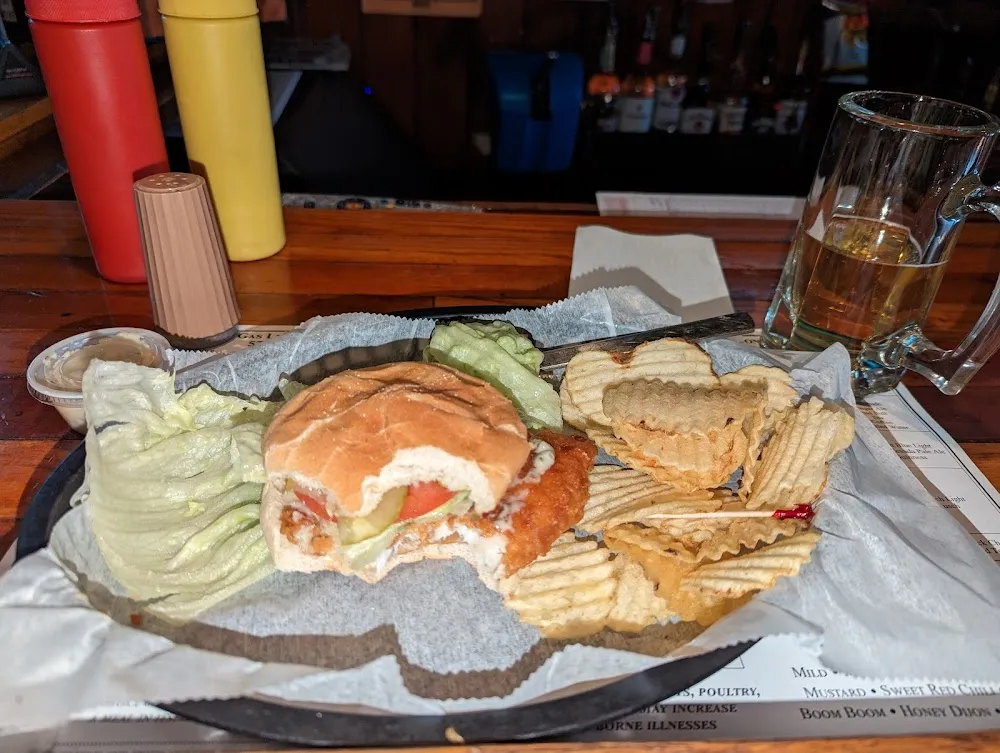 Beer Battered Haddock Sandwich